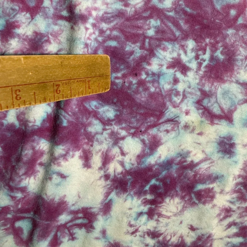 Vintage Fruit of the Loom Cherry Garcia Tie Dye T-Shirt XL Pink Purple 90s Tee